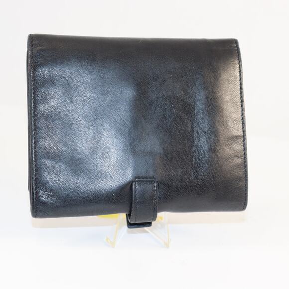 Prada Vintage Black Leather Tri-Fold Wallet - Picture 2 of 10